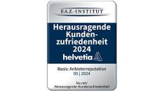 Siegel FAZ-Institut bescheinigt "Höchste Zufriedenheit Versicherungen" (2023)