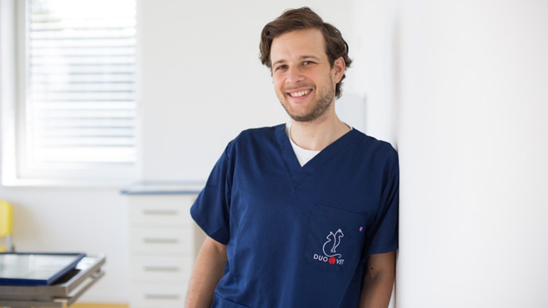 Mag. Matthias Dourakas führt in 3. Generation die Tierarztpraxis Duovet im Waldviertel.