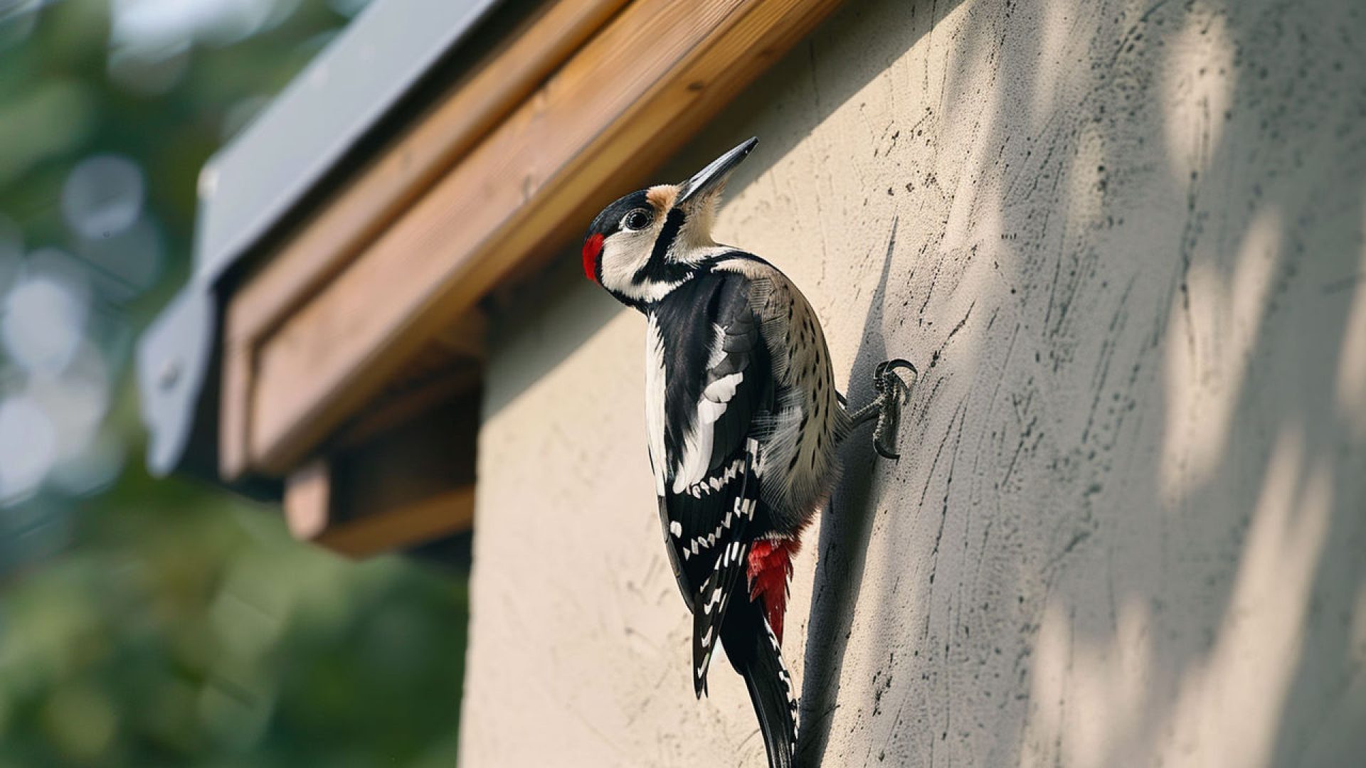 Specht & Co: Wildtierschaden an der Fassade