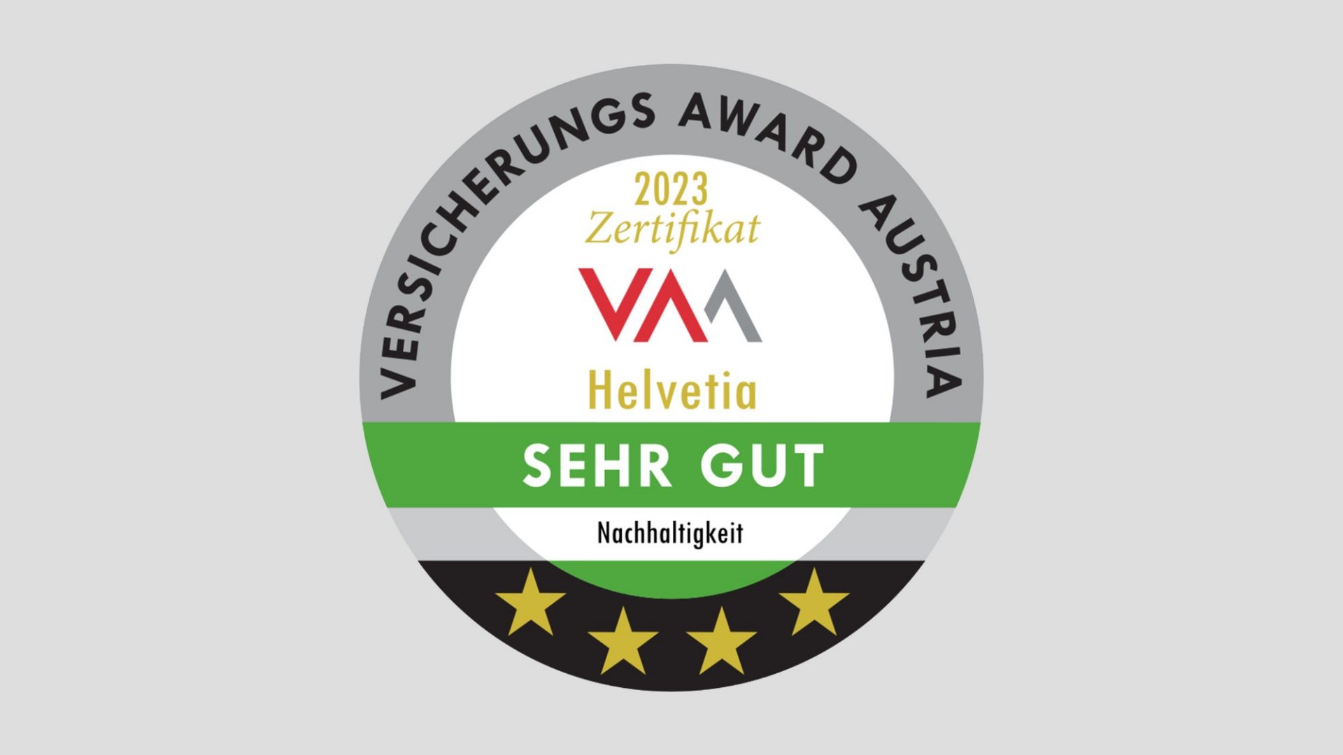 VAA Siegel Nachhaltigkeit