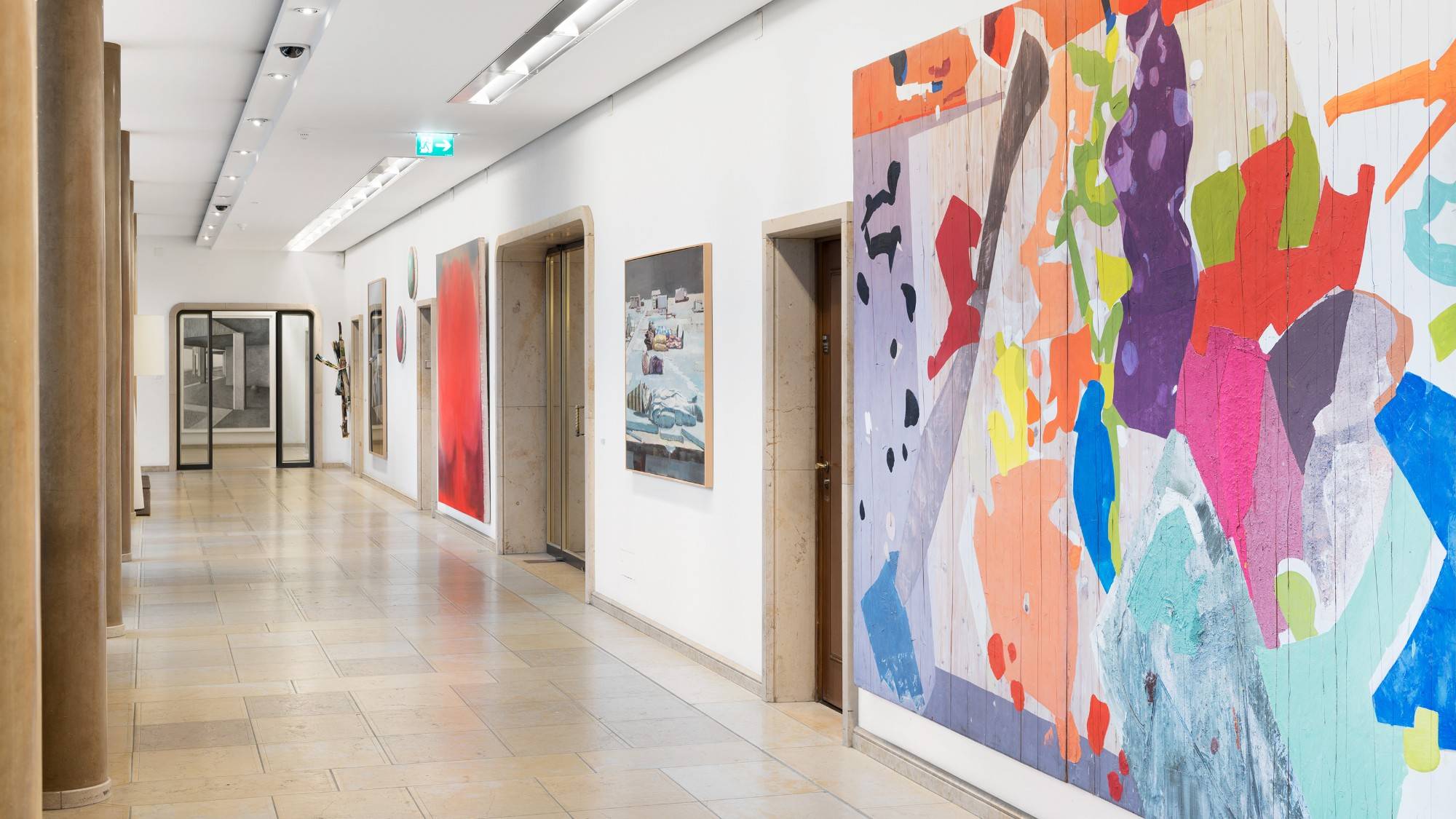 Works by Coghuf, Marc-Antoine Fehr, Miriam Cahn, Tobias Nussbaumer