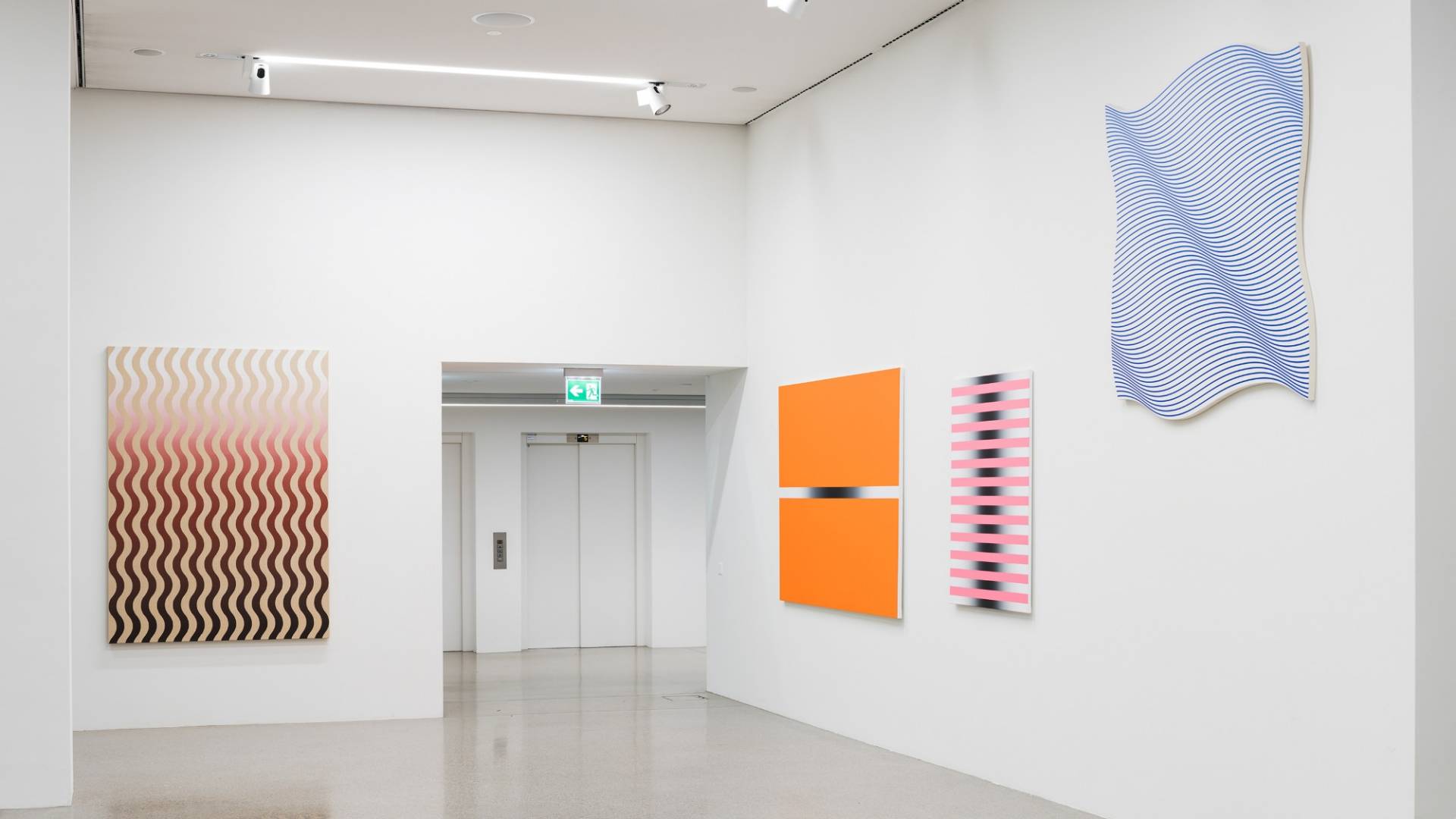 Aperçu de l’exposition «In erster Linie Linie» au Foyer d’art Helvetia.