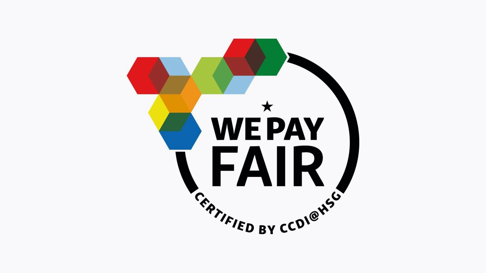 Logo We pay fair
