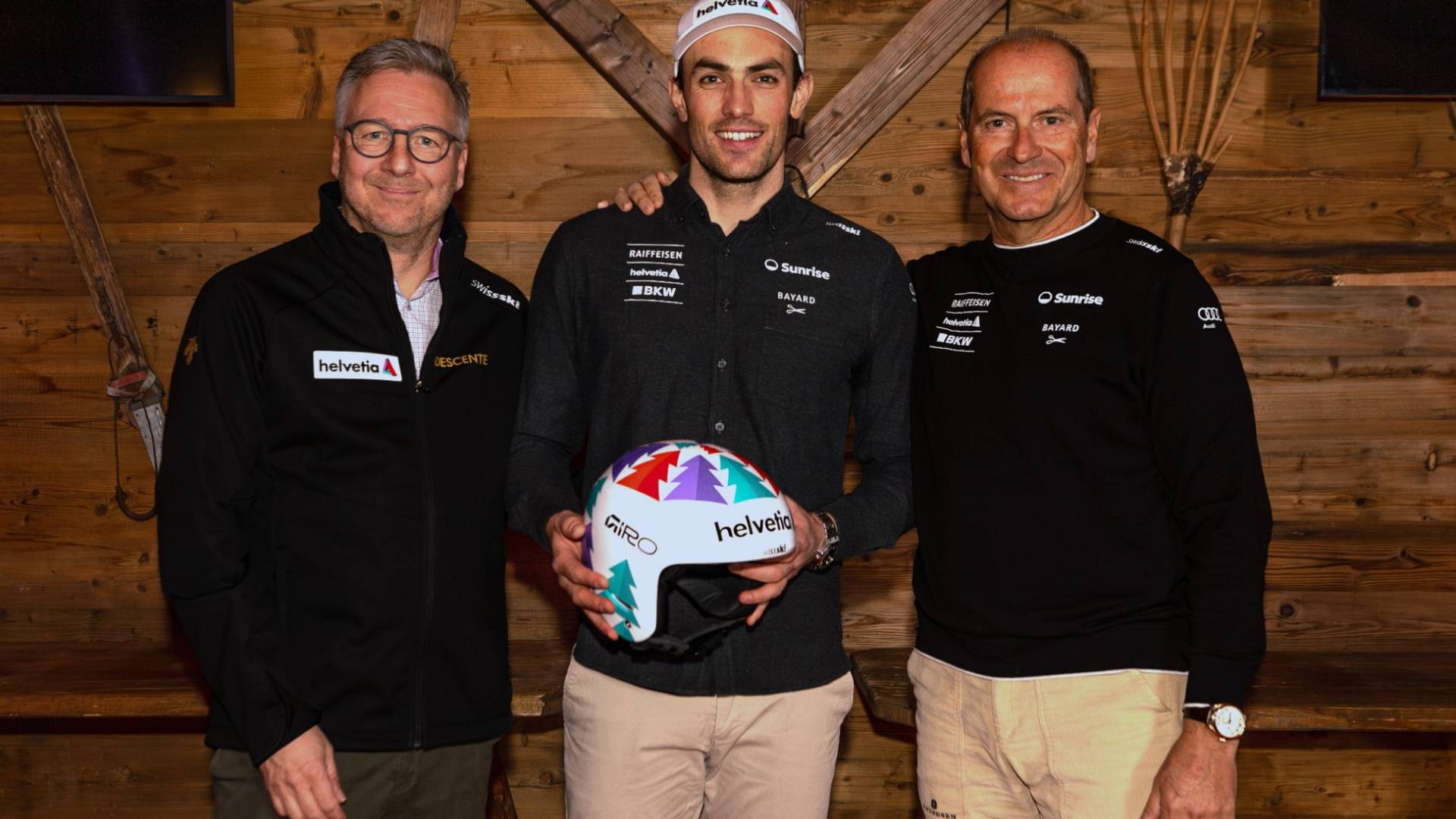 L’Helvetia prolunga la collaborazione con Swiss-Ski e lancia una nuova iniziativa a favore dei boschi di protezione con gli atleti