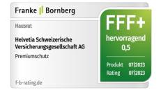 Franke und Bornberg: Hervorragender Premiumschutz Hausrat 07/23
