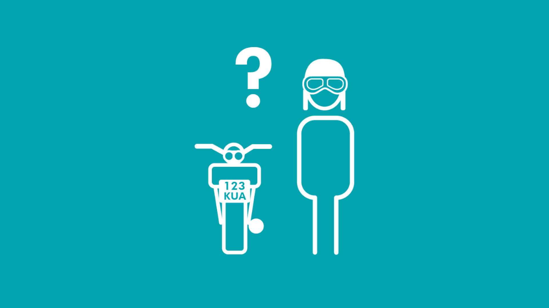 Mopedfahrer mit Helm neben seinem Moped, der sich fragt: Was braucht man zum Moped anmelden?