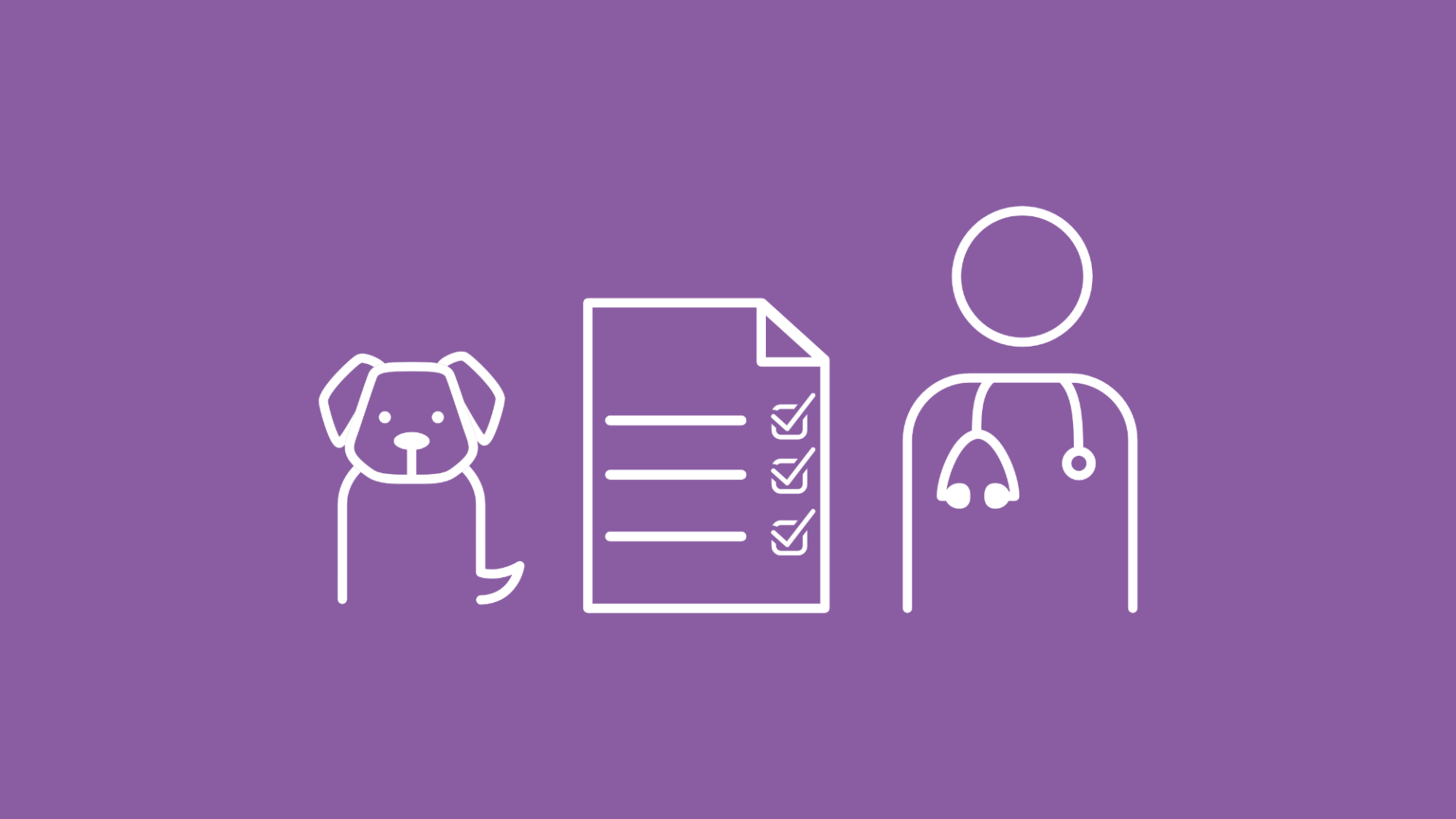 Die Tierarztkosten beim Hund werden anhand eines Hundes neben einer Tierarztrechnung und einem Stift dargestellt.