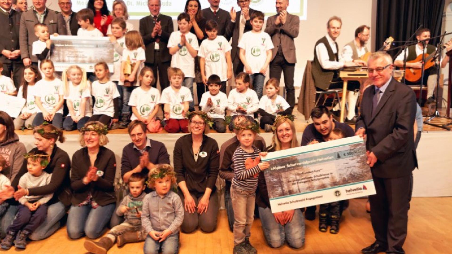 Alpiner Schutzwaldpreis Helvetia 2017