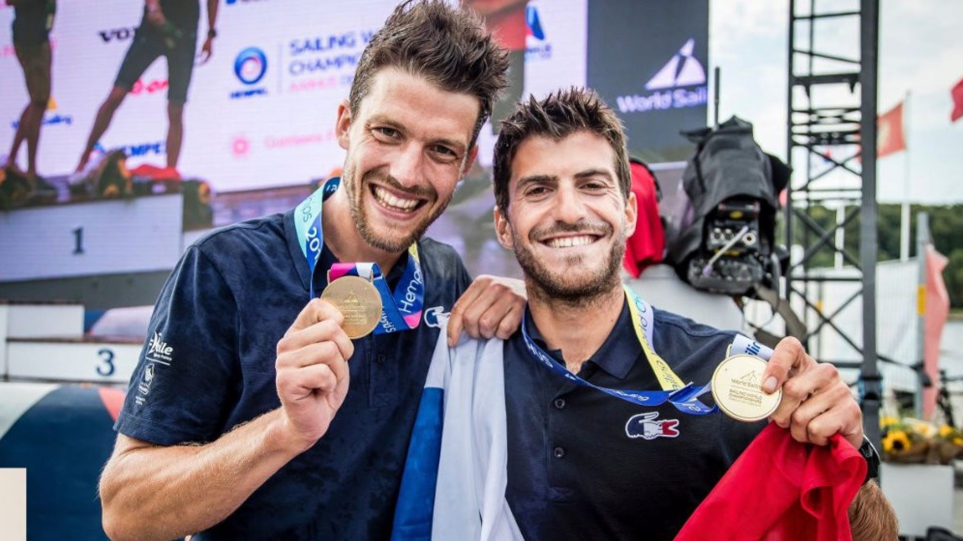 Jérémie Mion et Kevin Peponnet, champions du monde de voile en 470 en 2018