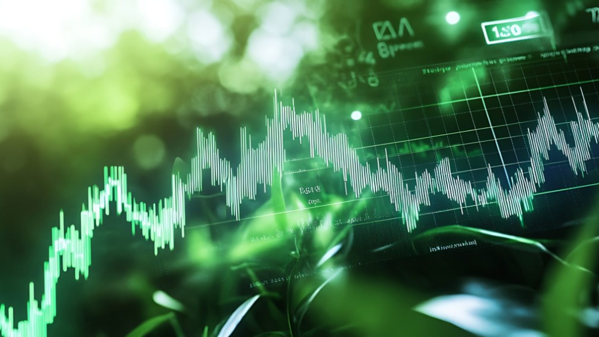 grafico con trend di investimento esg